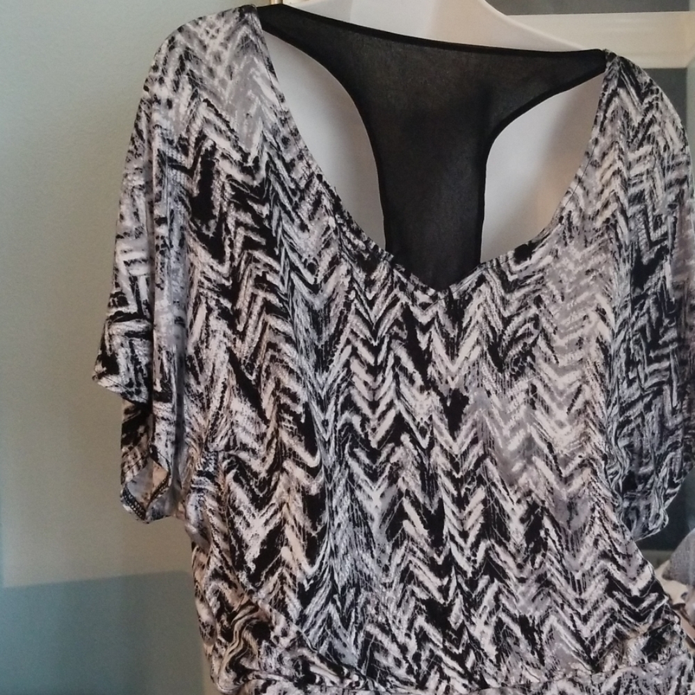 Express Dolman Racerback Top - Picture 4 of 6